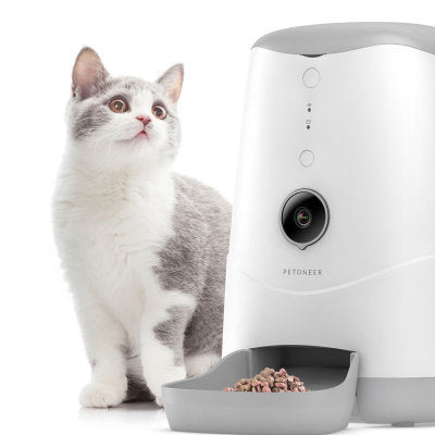 Smart Pet Feeder With HD Camera & App Control – Auto Feed & Talk to Your Pet Remotely