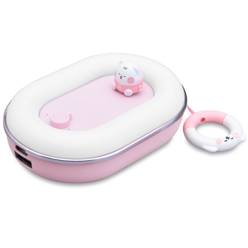 Portable Rechargeable LED USB Pocket Hand Warmer & Power Bank